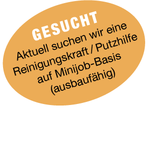 reinigungskraft gesucht
